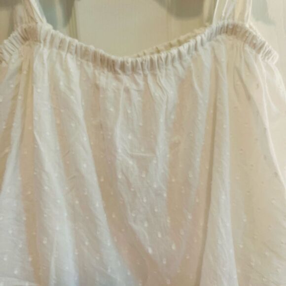 Victoria Dunn White Sleeveless Tiered Sundress NWT - Picture 9 of 10